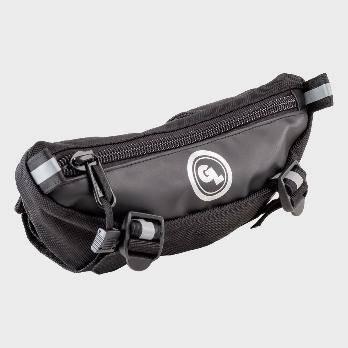 Zigzag Handlebar Bag Black - Click Image to Close