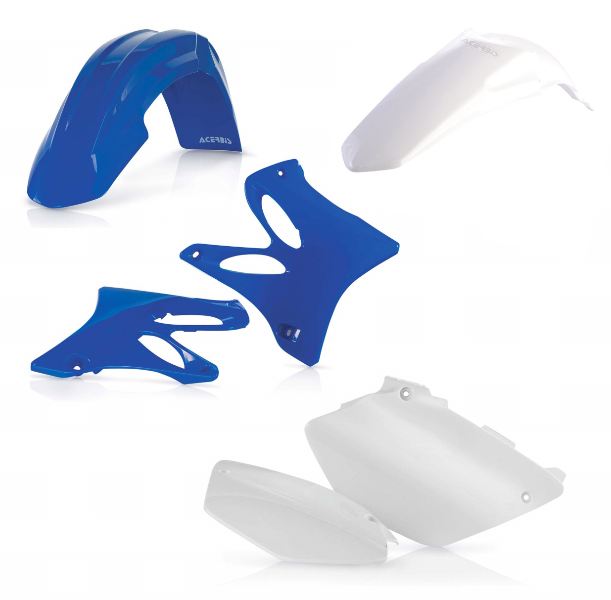 Blue Plastic Kit - For 06-14 Yamaha YZ125 YZ250 - Click Image to Close