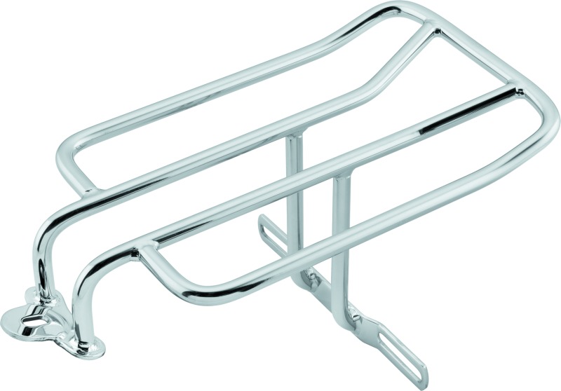 Bikers Choice Chrome Luggage Rack 91-05 Dyna - Click Image to Close