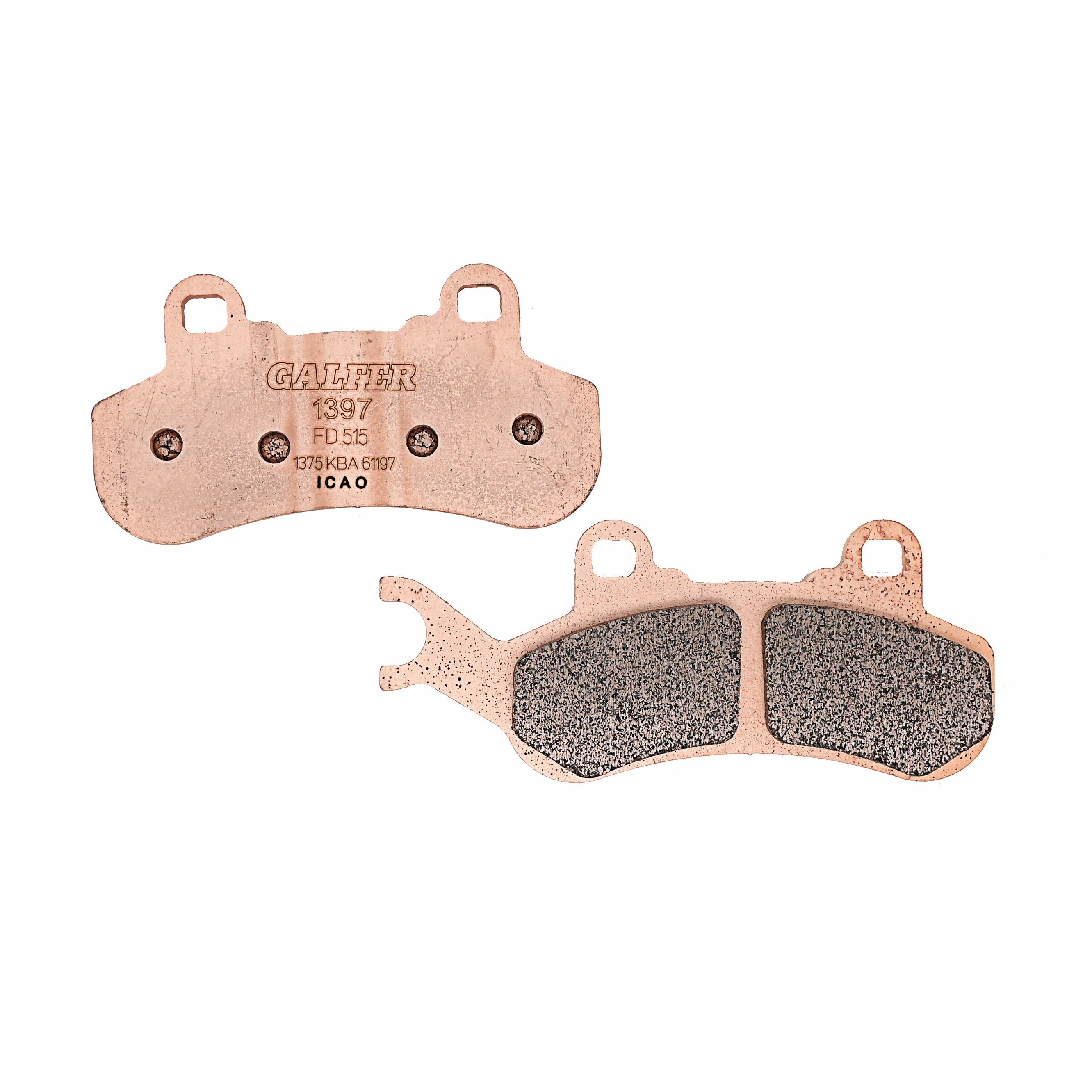 Sintered HH Brake Pads - Right, Front or Rear - For 2017+ Can-Am Maverick X3 - Click Image to Close