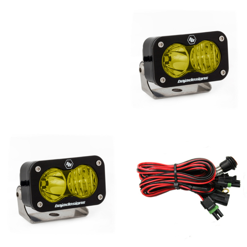 S2 Pro Driving/Combo Pair LED - Amber - Click Image to Close