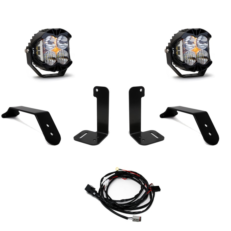 2018+ Jeep JL/JT Dual LP4 Auxiliary Light Kit - Click Image to Close