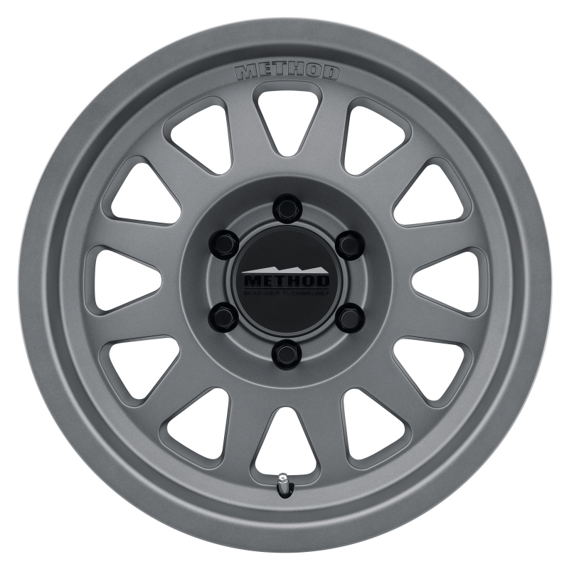 MR704 17x8.5 0mm Offset 6x135 87mm CB Matte Titanium Wheel - Click Image to Close