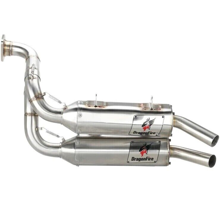 Racing Exhaust - Fits Honda Talon 1000R/X Dual Slip On - Click Image to Close