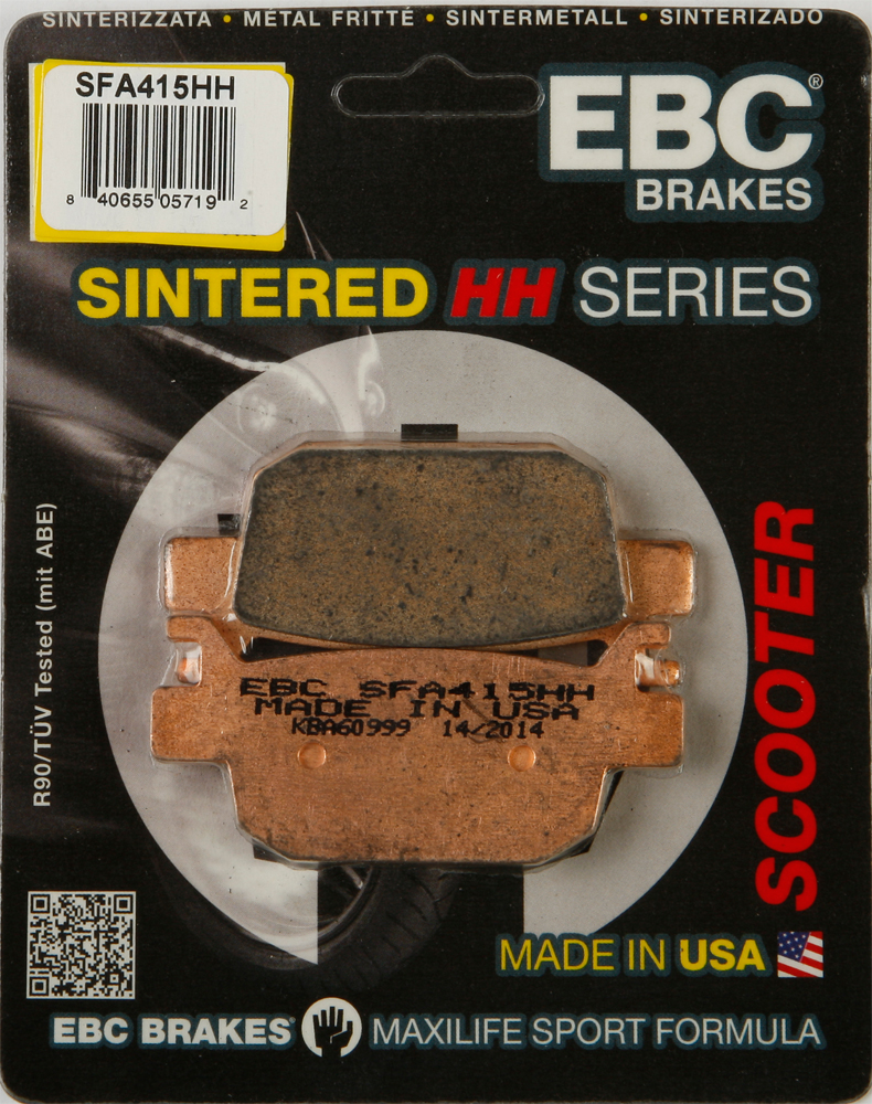 Sintered Double-H Brake Pads - Click Image to Close