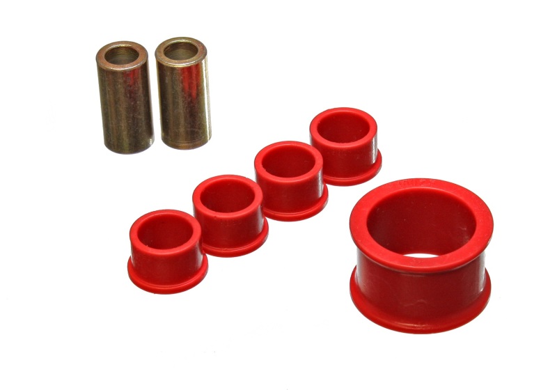 Red Rack and Pinion Bushing Set - For 02-09 Nissan 350Z / 03-07 Infiniti G35 Coupe - Click Image to Close