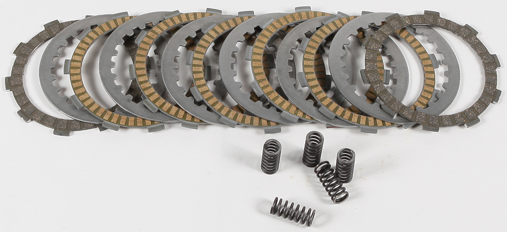 Complete Clutch Plate Kit - Fibers & Spring w/ Steels - For 02-20 YZ85 - Click Image to Close