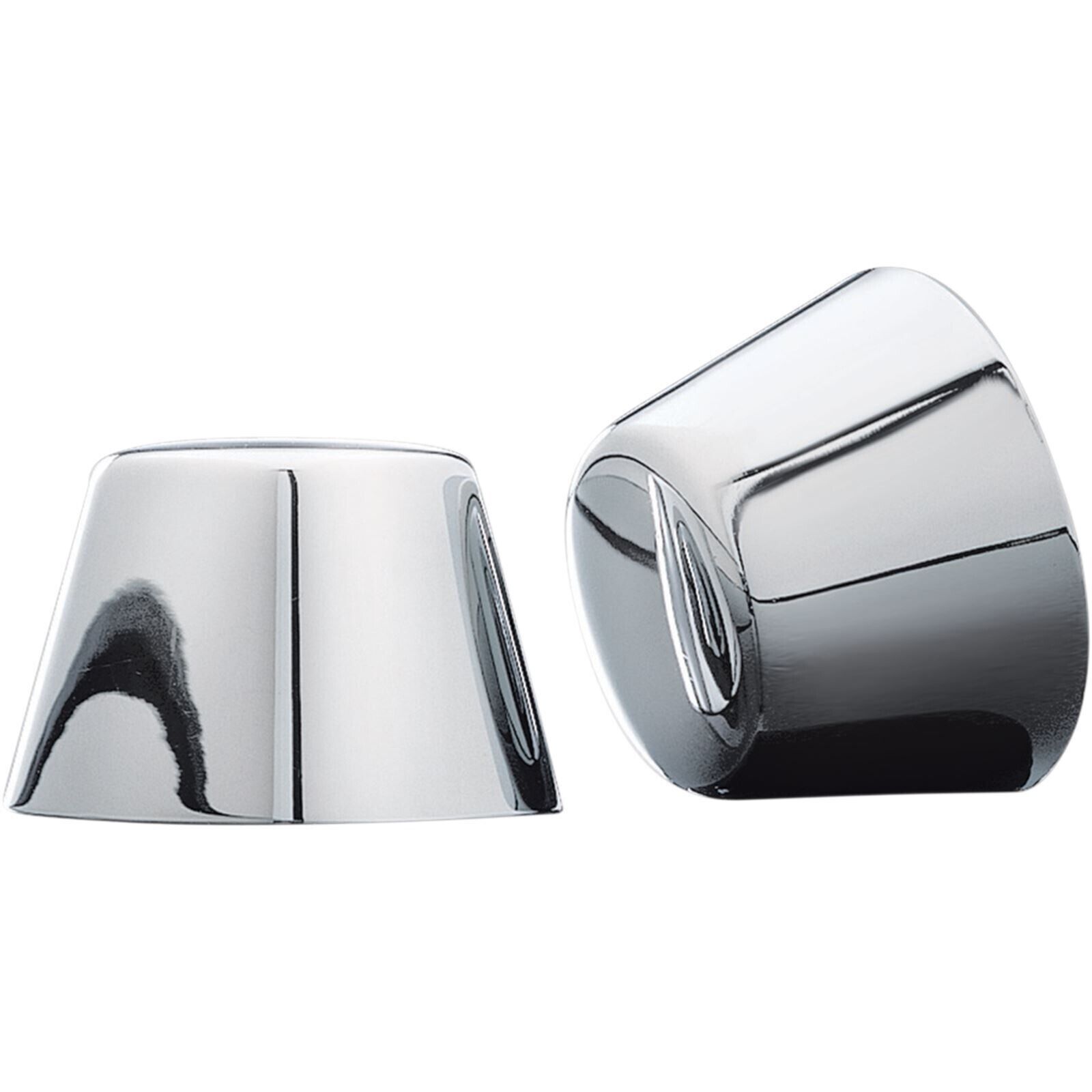 Front Axle Nut Caps Chrome - Click Image to Close