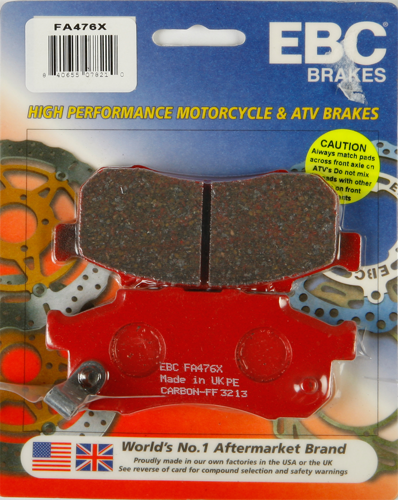 Standard Organic Brake Pads - Click Image to Close