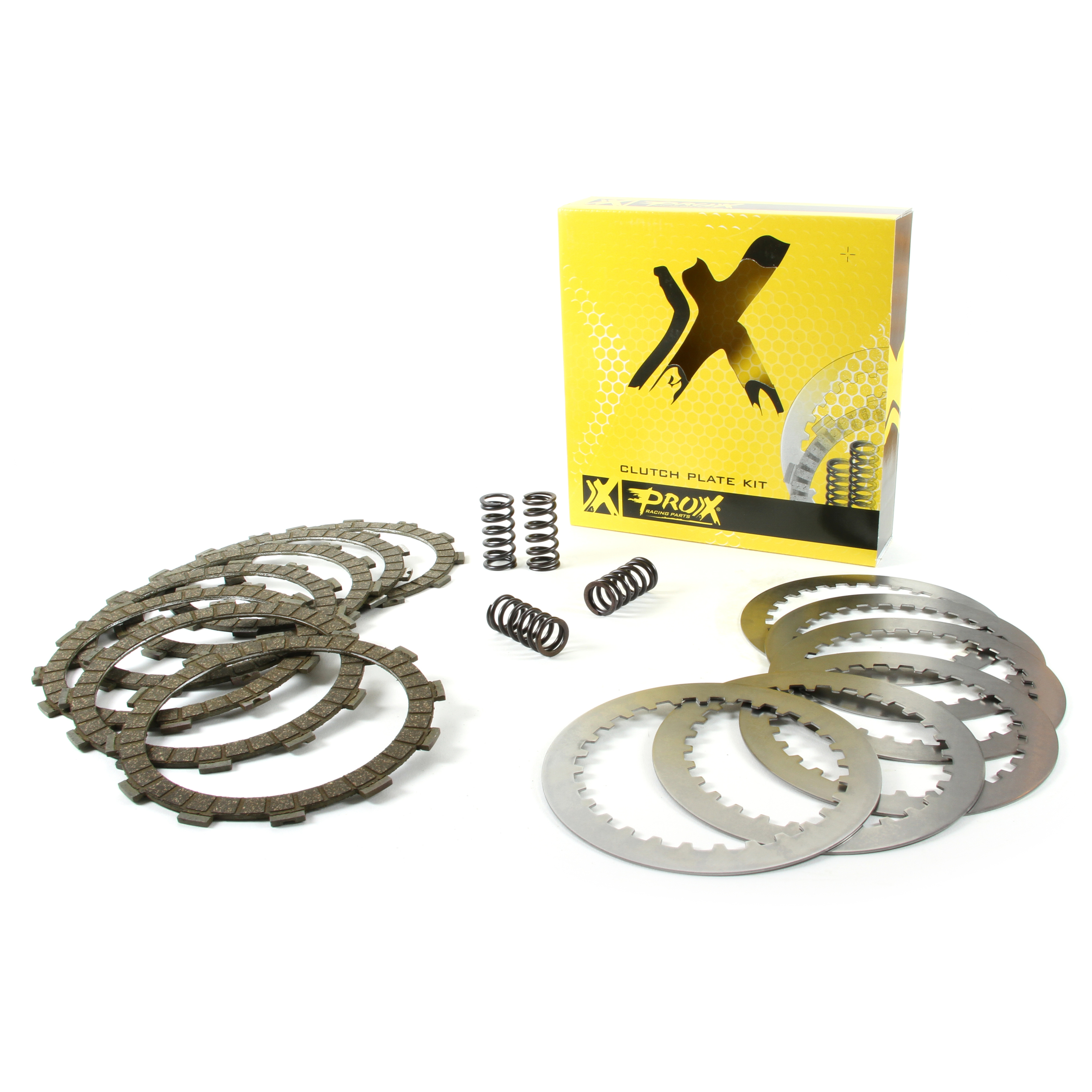 Complete Clutch Plate Set w/Springs - For 85-00 Honda XR600R - Click Image to Close