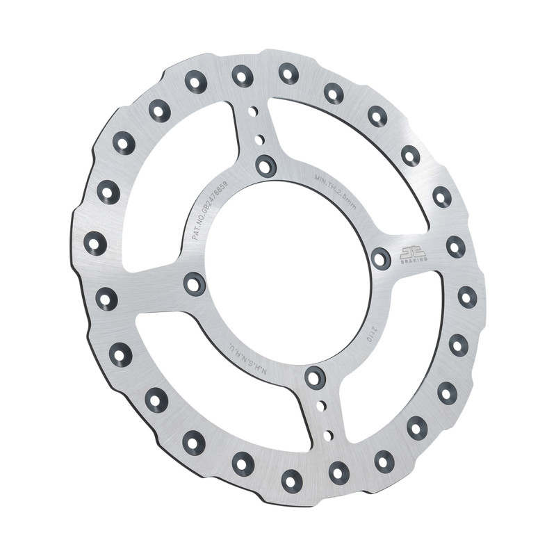 Front Brake Rotor - For 89-02 Kawasaki KX125 KX250 KX500 - Click Image to Close