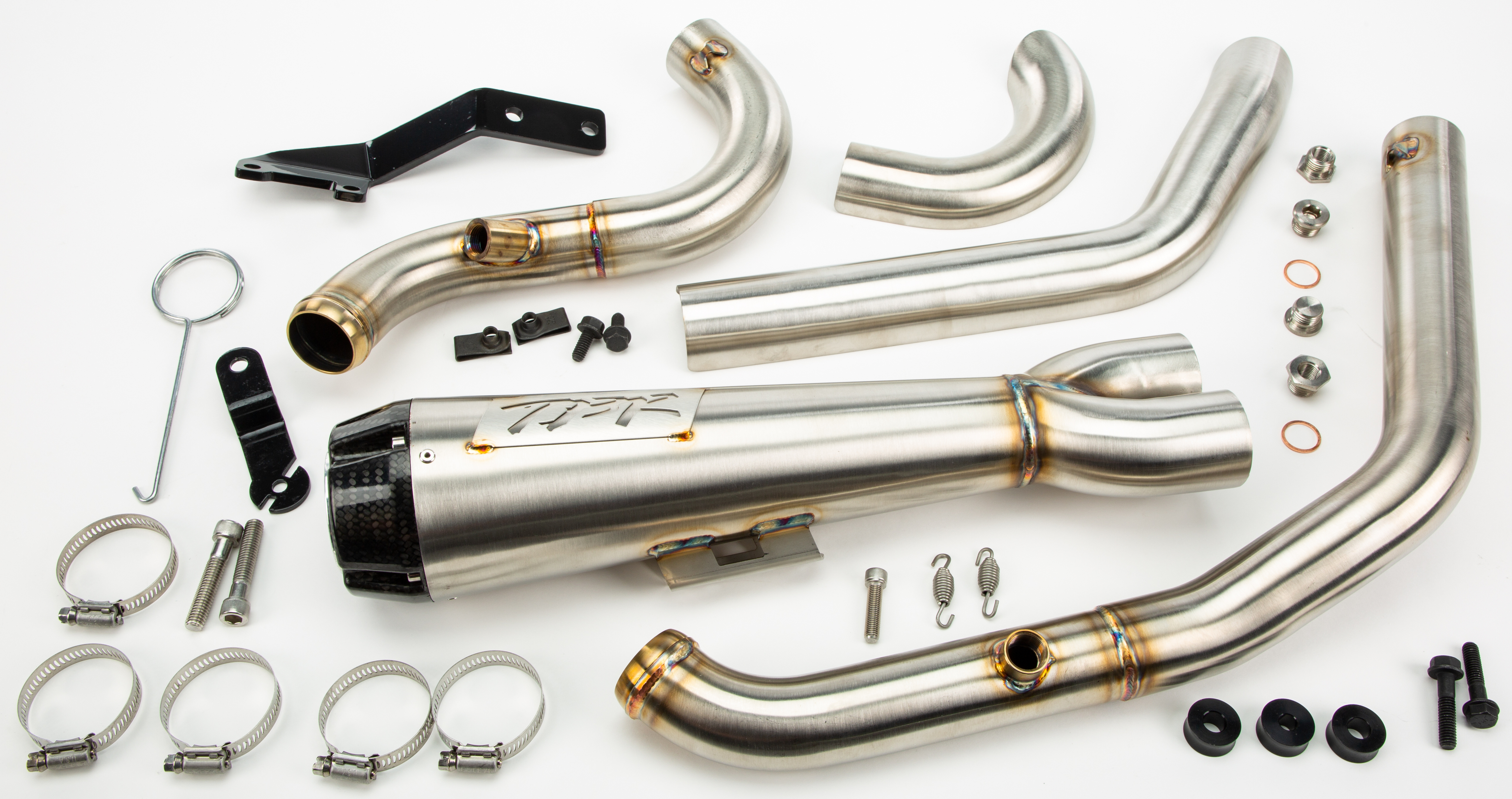 Stainless Steel 2-Into-1 Comp-S Full Exhaust - For 18-22 Heritage & Sport Glide - Click Image to Close