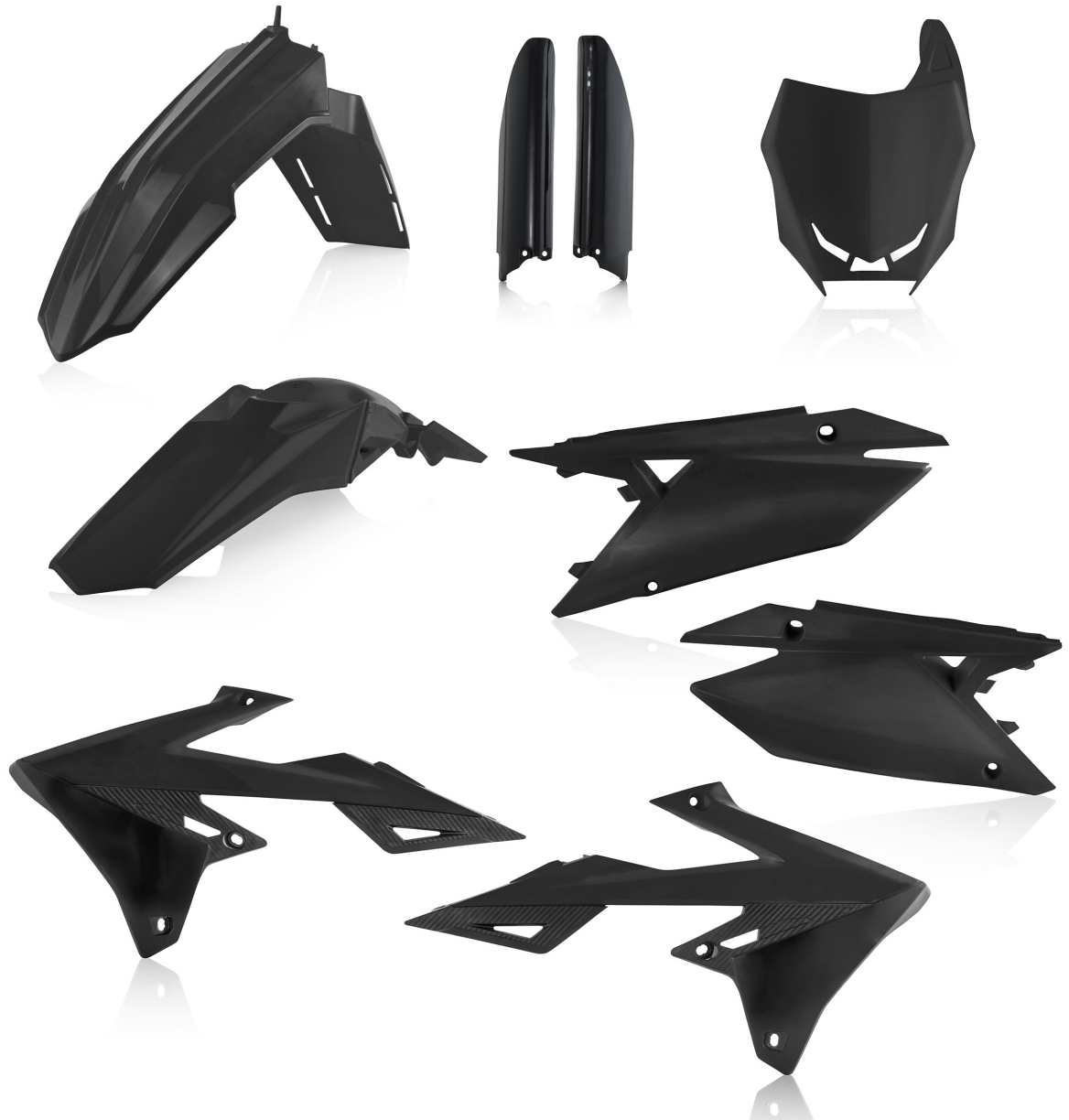 Full Plastic Kit - Black - For 18-22 RMZ450 & 19-22 RMZ250 - Click Image to Close