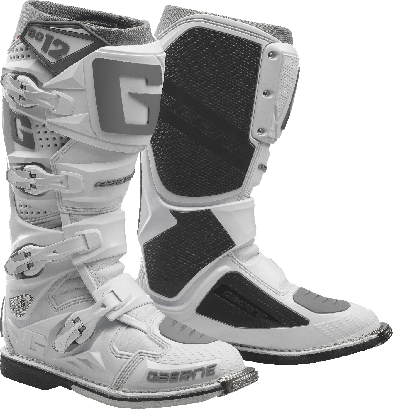 SG-12 Boots White US 14 - Click Image to Close