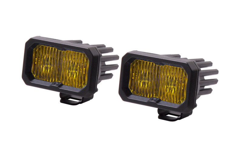 Stage Series 2 In LED Pod Pro - Yellow Fog Standard ABL (Pair) - Click Image to Close