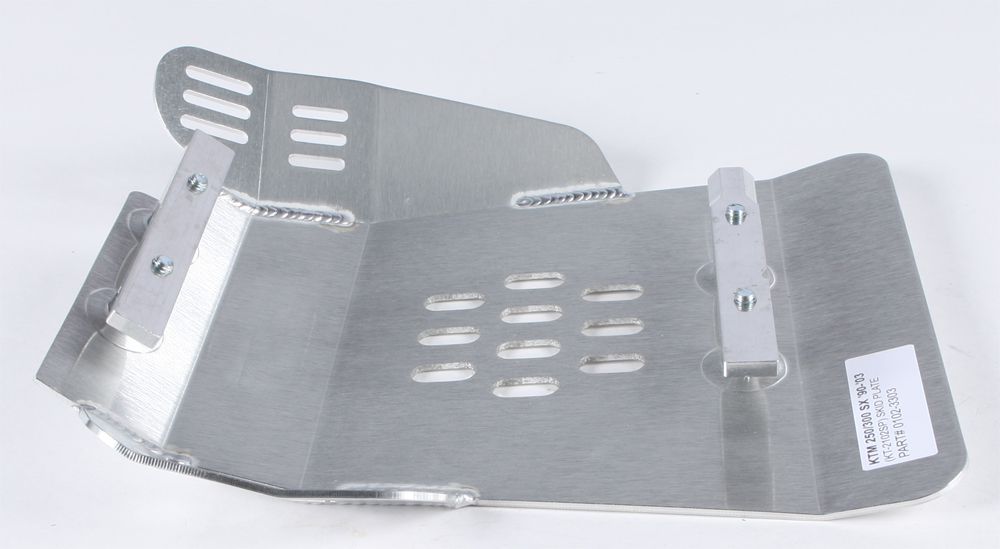 Aluminum Skid Plate - For 98-03 KTM 250-380 - Click Image to Close