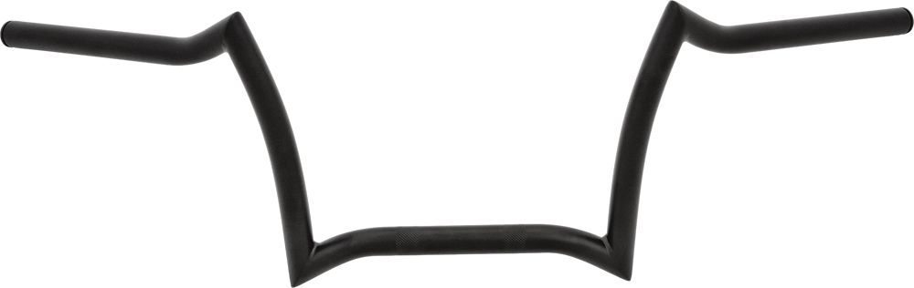 Z-Bar Handlebar 1" Knurl 33"W 9" Rise Satin Black - Click Image to Close