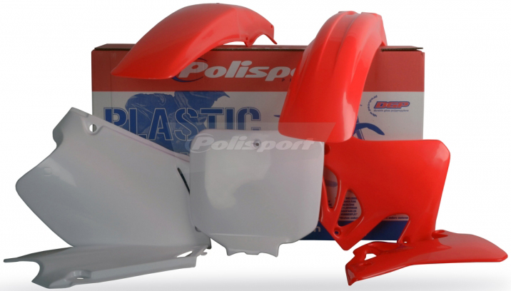 Plastic Kit - Original Red - For 95-97 Honda CR125R 95-96 CR250R - Click Image to Close