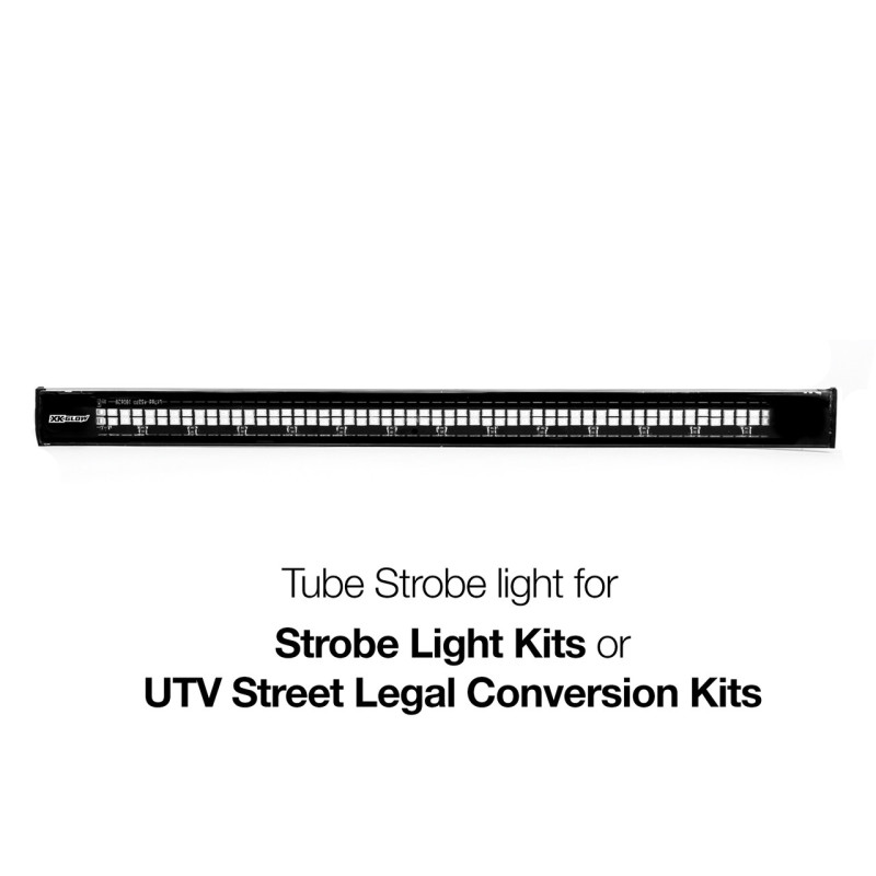 XK Glow Tube Plug n Play Strobe Light Series - White 1pc 12in - Click Image to Close