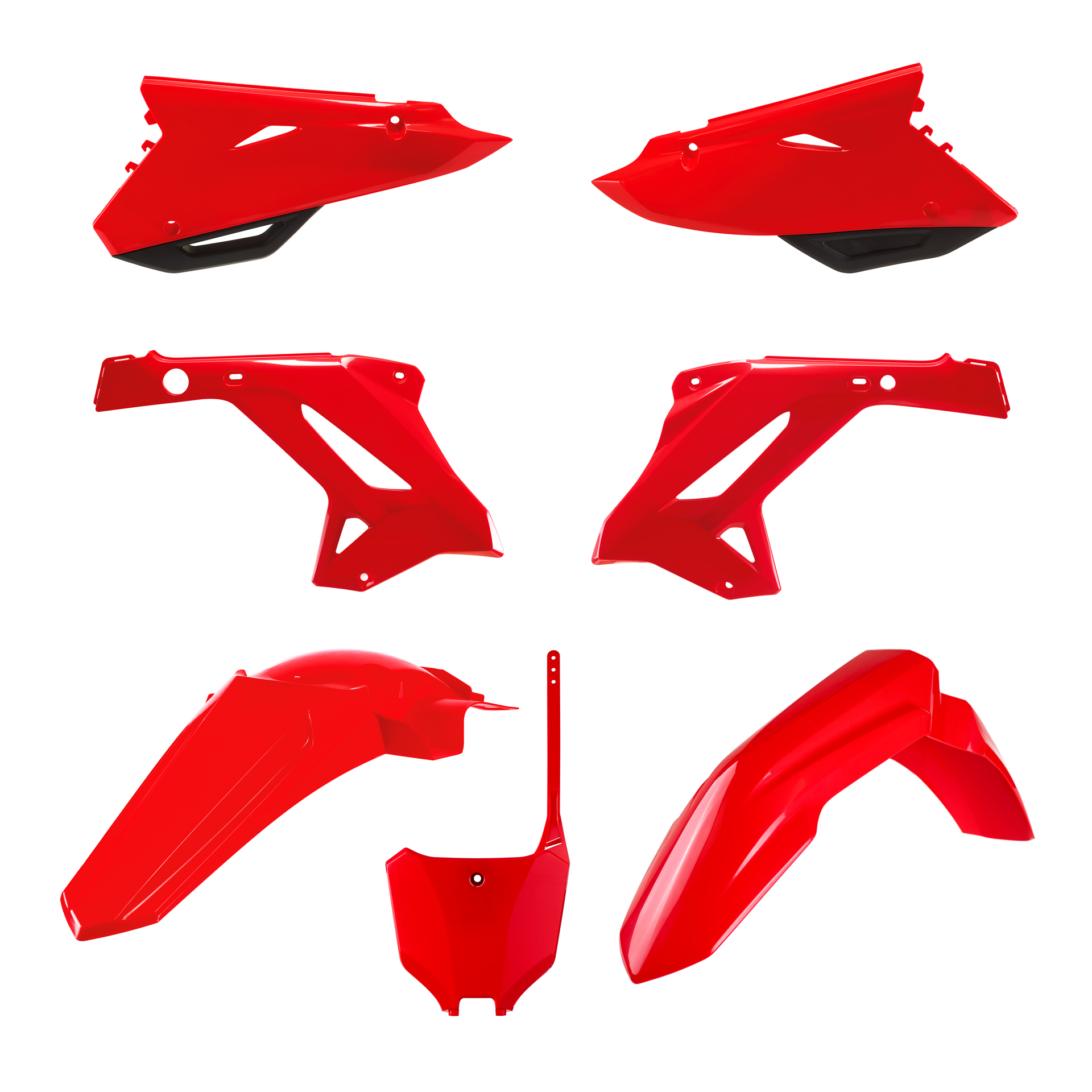 Red Restyle Body Kit - Update to 2022 CRF Style - For 02-07 Honda CR125R & CR250R - Click Image to Close