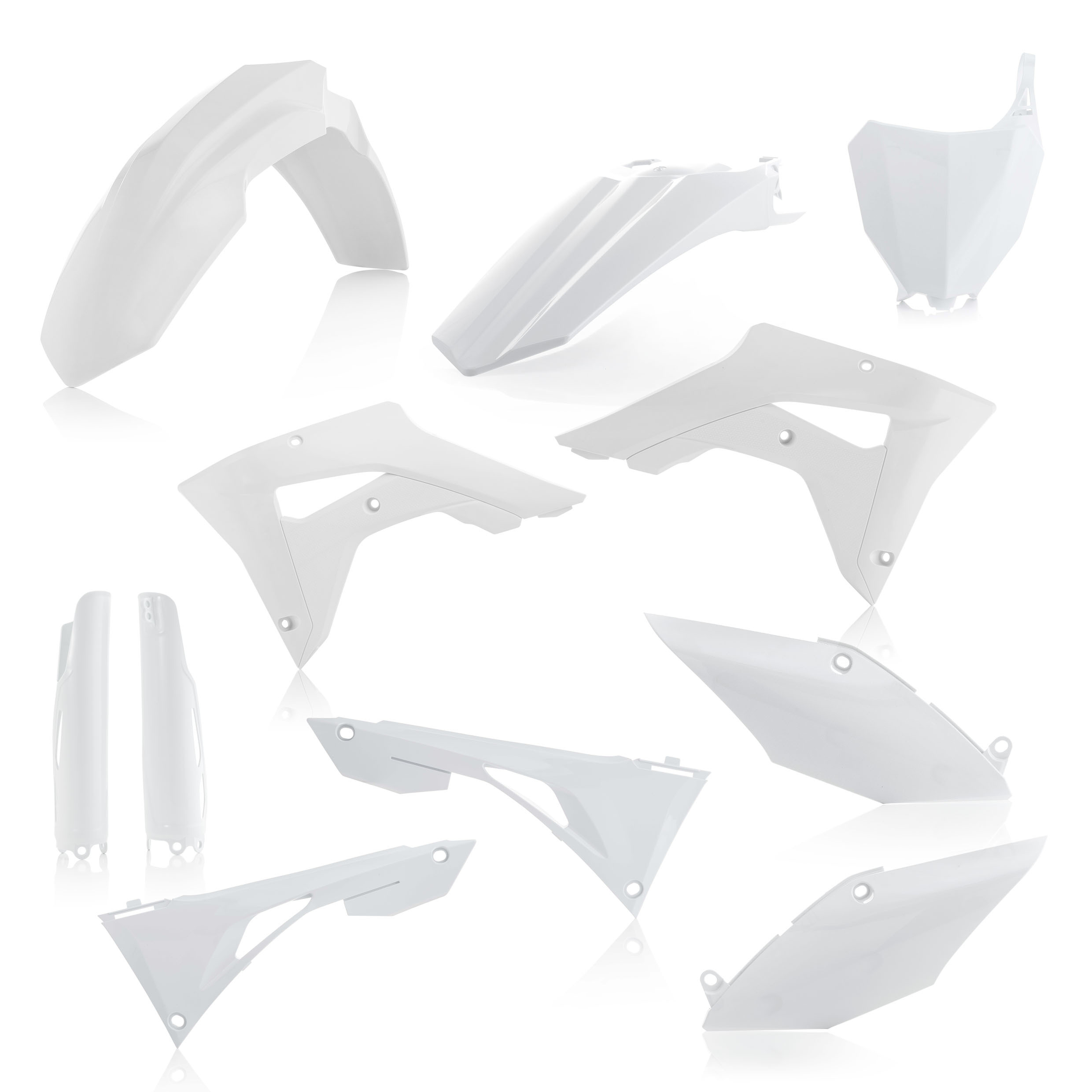 Full Plastic Kit - White - For 19-21 Honda CRF250RX/450RX - Click Image to Close