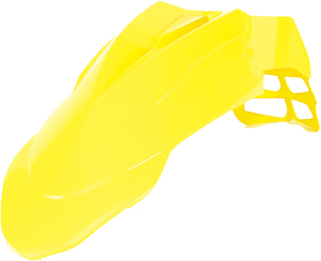 Yellow Supermotard Front Fender - Universal For Most MX/SM Motorcycles - Click Image to Close