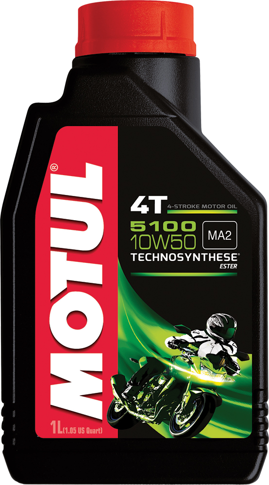 Motul 5100 10W50 4T Synthetic Blend Engine Oil 1L - High-performance 4T engine oil - Click Image to Close