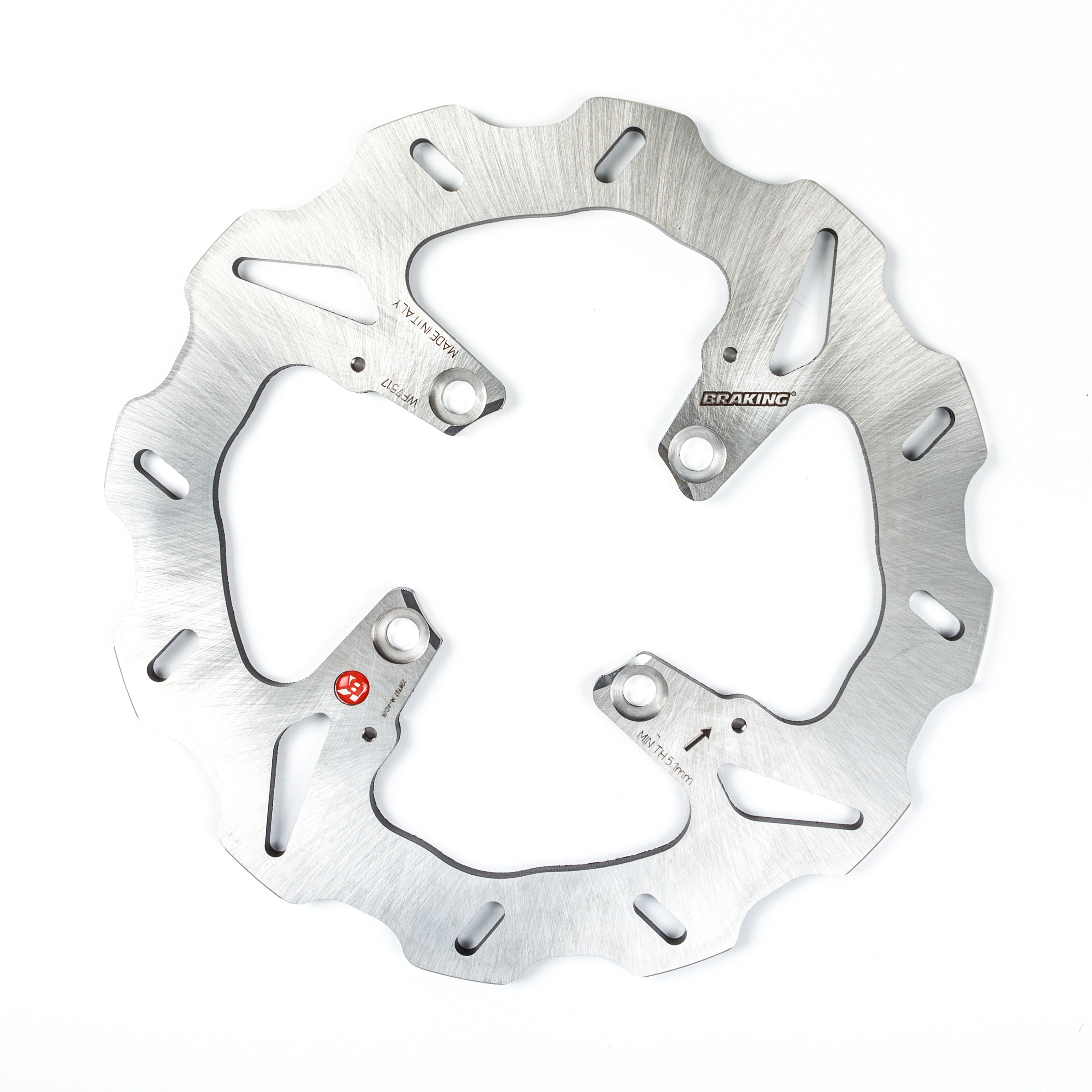 Stainless Steel Racing Rotor Rear - For 14-19 Ducati Diavel Multistrada - Click Image to Close