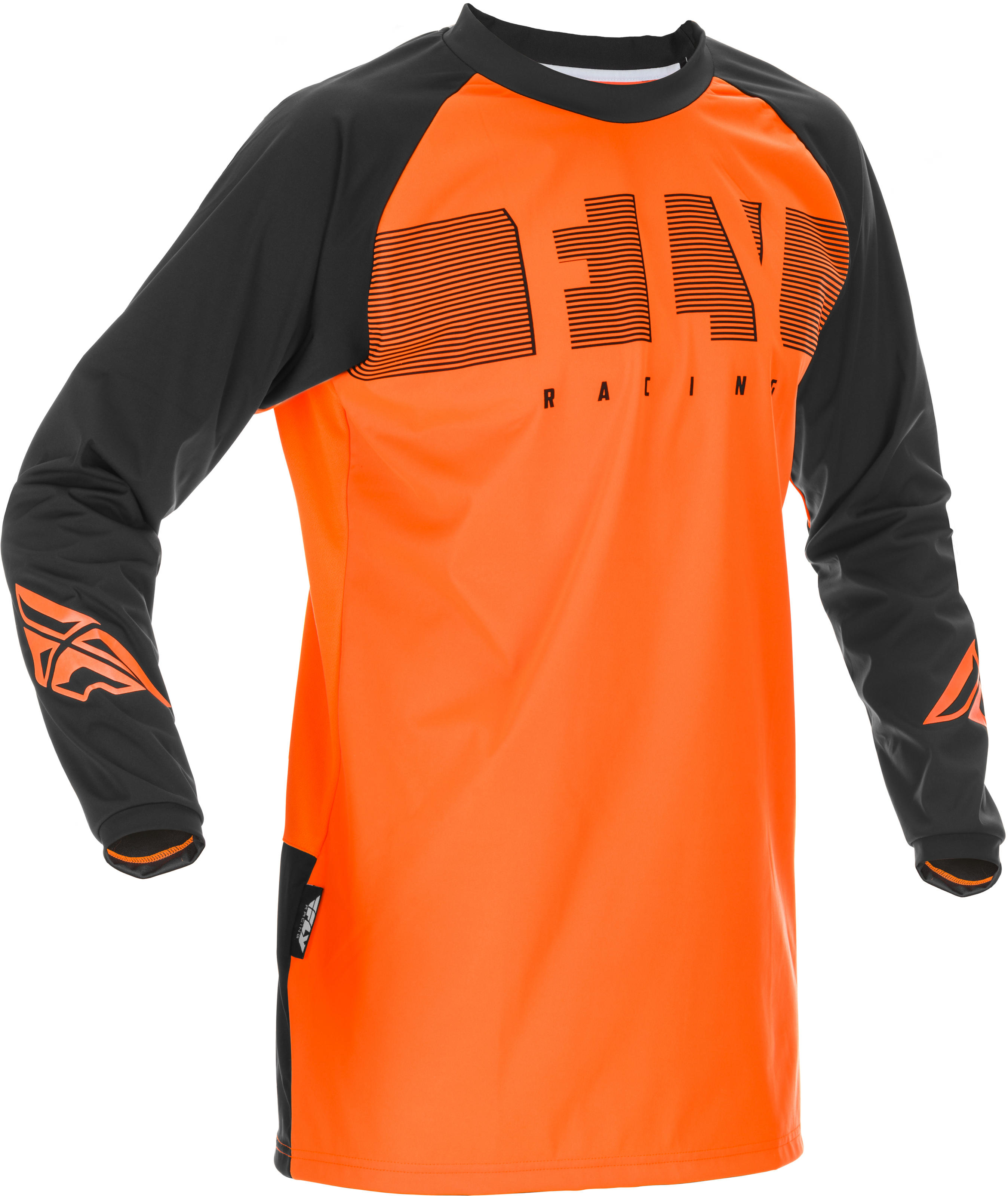 Windproof Jersey Orange/Black Small - Click Image to Close