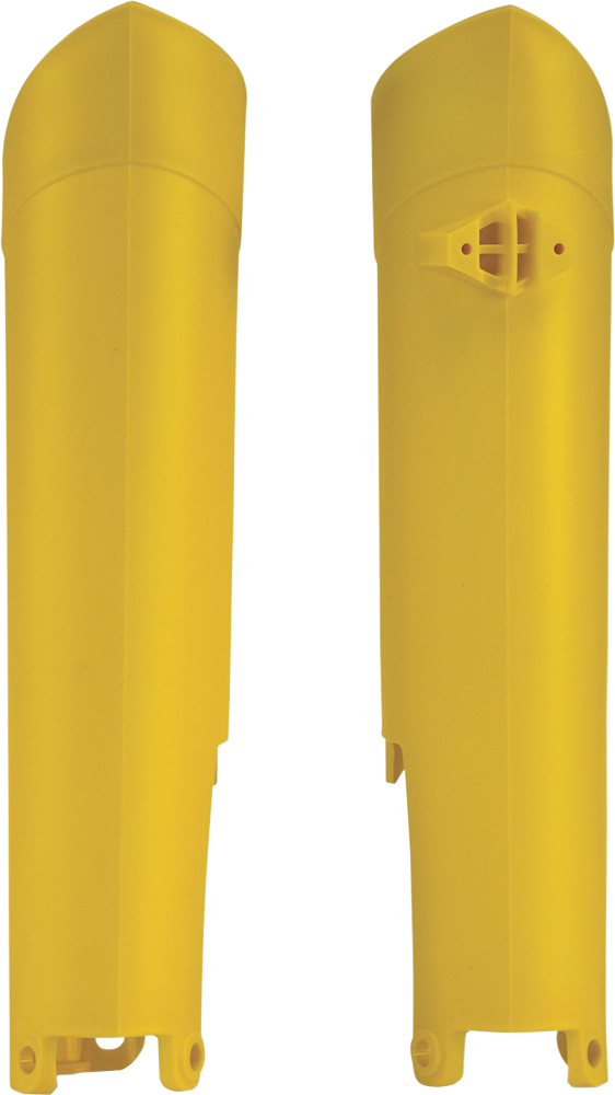 Lower Fork Cover Set - Yellow - For 07-15 KTM 14-15 Husqvarna - Click Image to Close