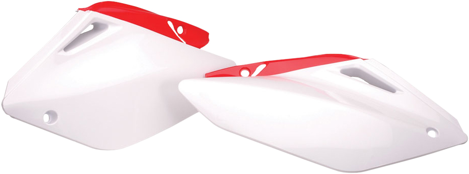 Side Panels - White - For 04-05 Honda CRF250R - Click Image to Close