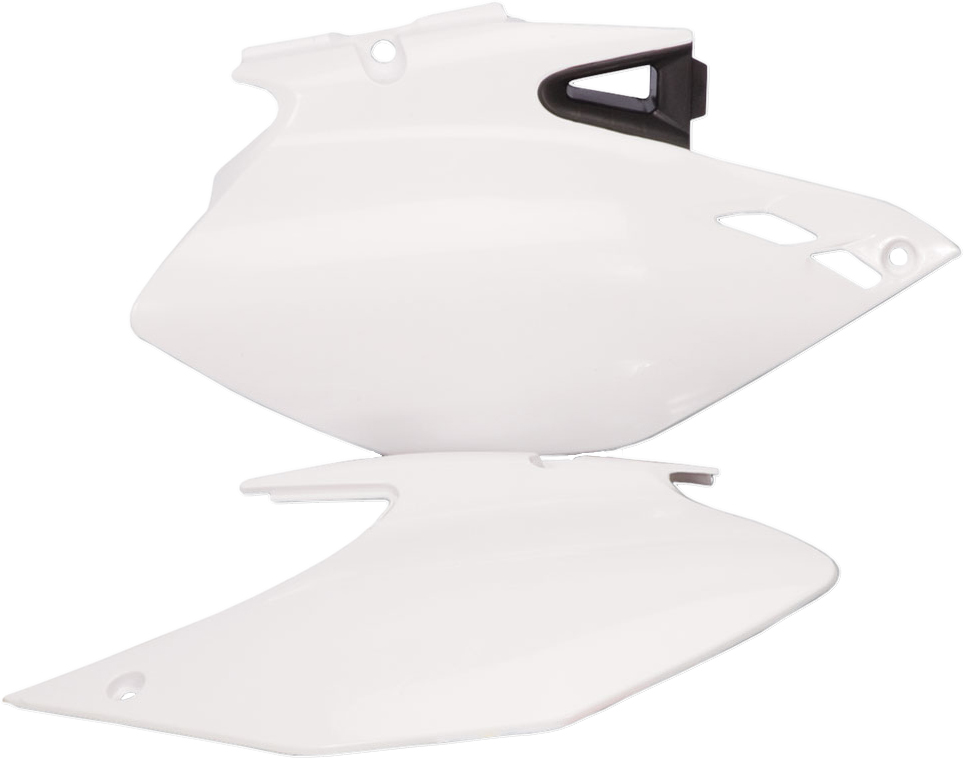 Side Panels - White - For 07-13 Yamaha WR250F 07-11 WR450F - Click Image to Close