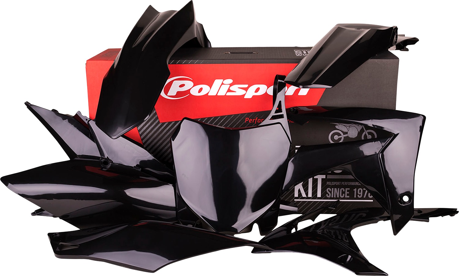 Plastic Body Kit - Black - For 13-16 Honda CRF450R 14-17 CRF250R - Click Image to Close