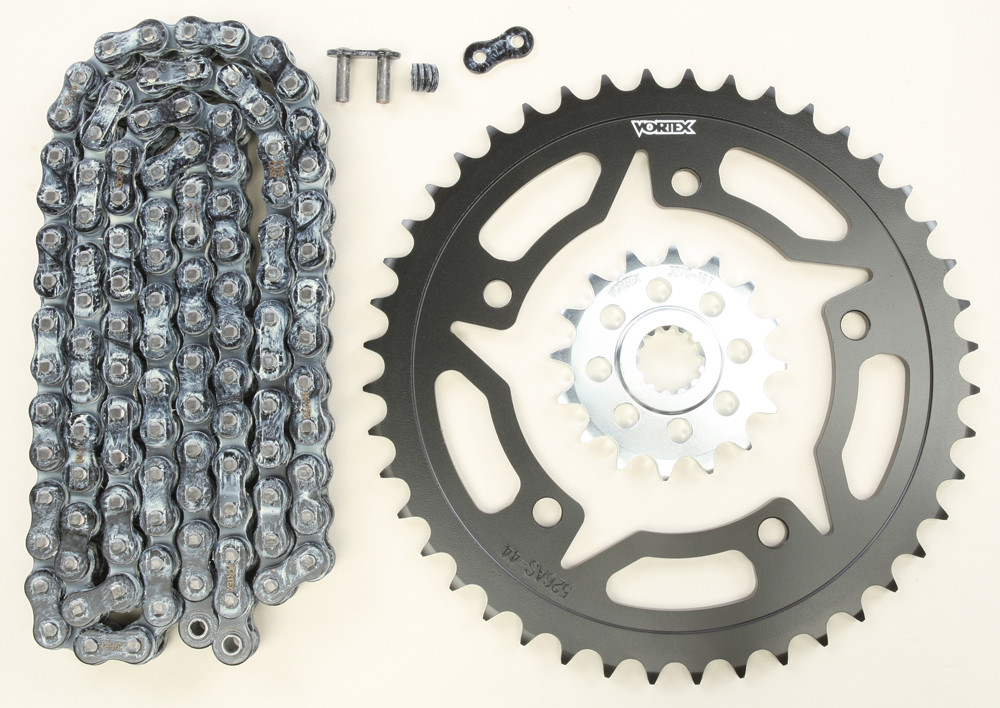 V3 Chain & Sprocket Kit Black RX Chain 520 16/44 Black Steel - For 01-06 Suzuki GSXR1000 & 00-03 GSXR750 - Click Image to Close