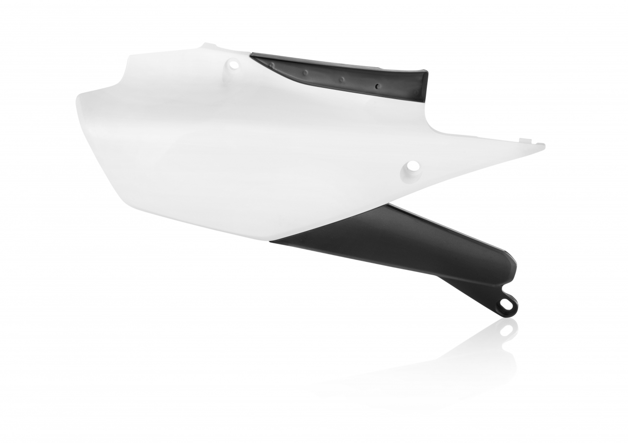 Side Panels - White/Black - For 18-19 Yamaha YZ450F & 2019 YZ250F - Click Image to Close