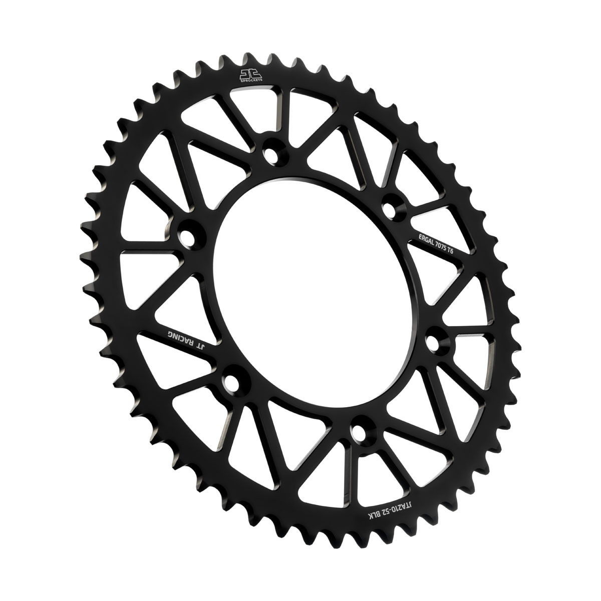 Black Aluminum Rear Sprocket - 52 Tooth 520 - For Honda CR/F XR & Beta RR - Click Image to Close