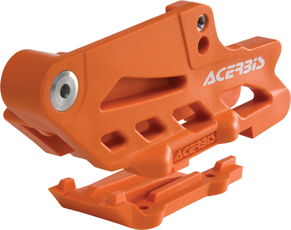 Chain Guide & Swingarm Slider Kit V 2.0 - Orange - For 11-20 KTM Husqvarna 125-500 - Click Image to Close