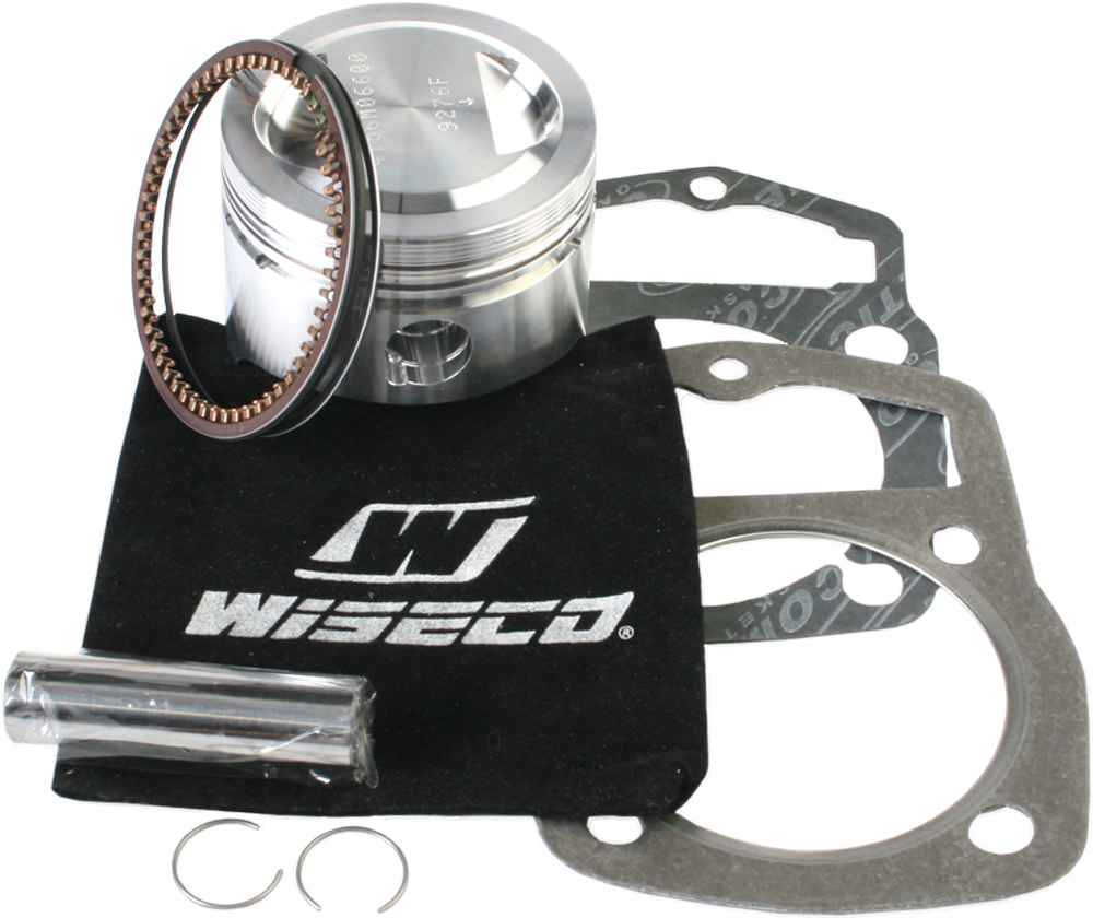 Top End Piston Kit 10:1 Compression - 66.00mm Bore (+0.50mm) - For 92-02 Honda XR200R - Click Image to Close