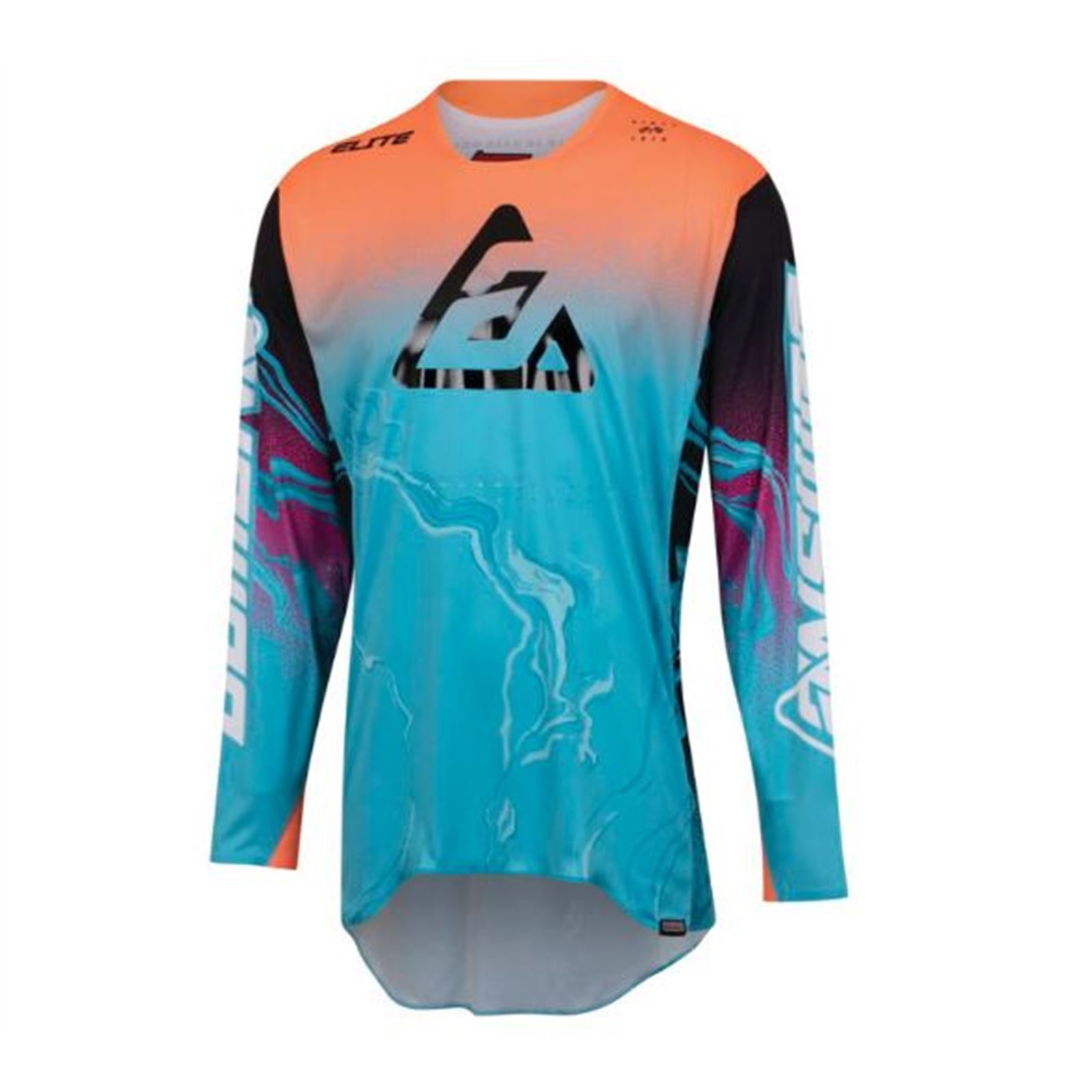 23 Elite Fusion Jersey Astana/Orange/Rhodamine - XS - Click Image to Close