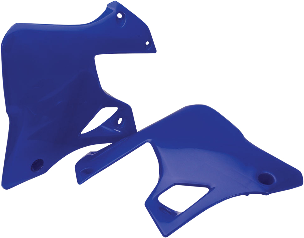 Radiator Shrouds - Blue - For 96-01 Yamaha YZ125 YZ250 - Click Image to Close