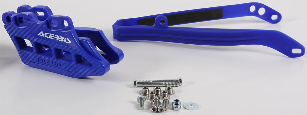 Chain Guide & Swingarm Slider Kit V 2.0 - Blue - For 09-22 Yamaha YZ250F/FX YZ450F/FX - Click Image to Close