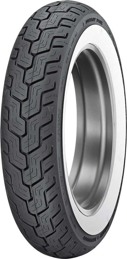 D402 Rear Tire MU85B16 77H Bias TL Wide White Wall - Click Image to Close