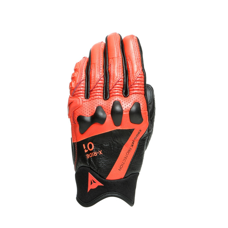 Dainese X-Ride Black/Red Gloves Size Small - 201815943-628-S - Click Image to Close