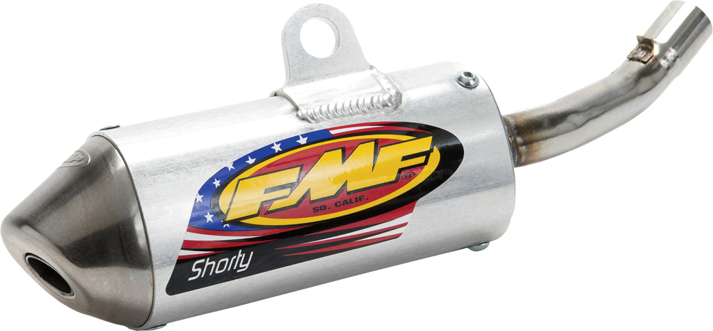 PowerCore 2 Shorty Slip On Exhaust Silencer - For 98-99 Honda CR125R - Click Image to Close