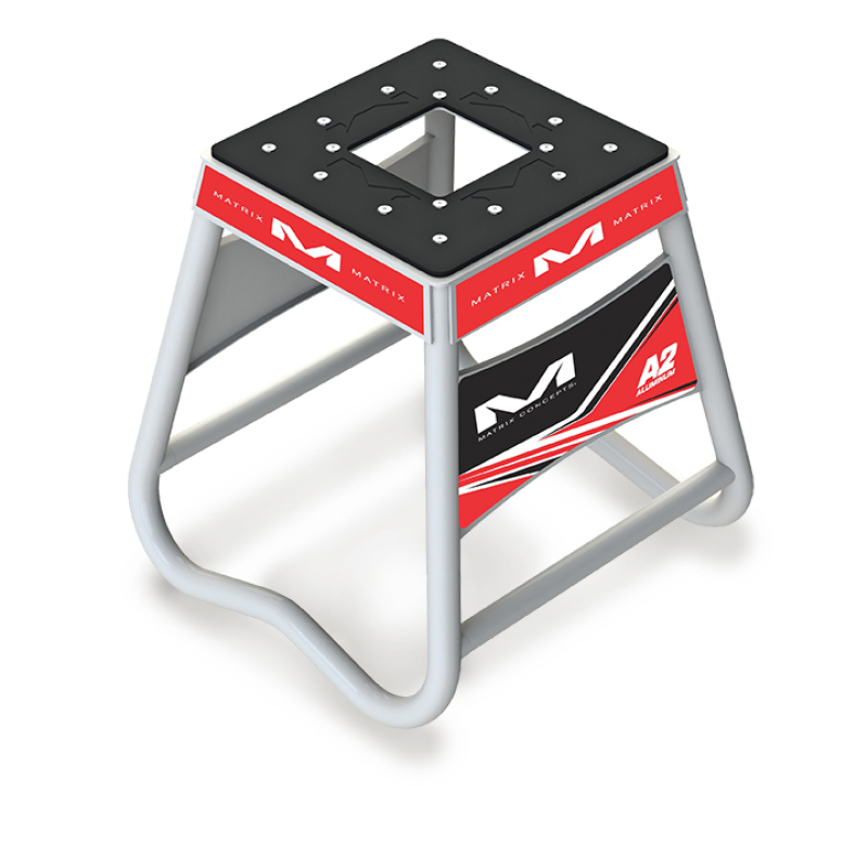 Matrix Concepts A2 Aluminum Stand- Red - Click Image to Close