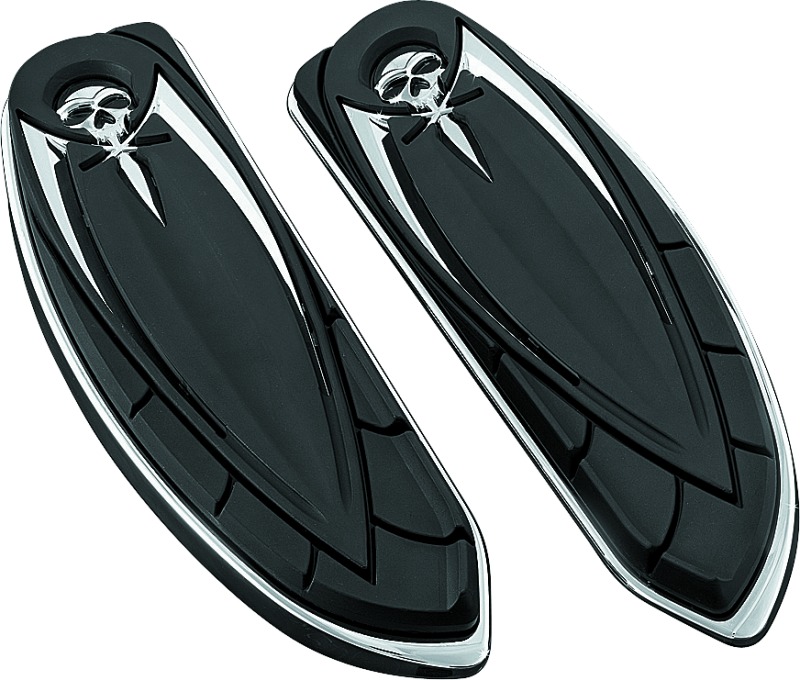 Zombie Driver Floorboard Cover Chrome - Click Image to Close