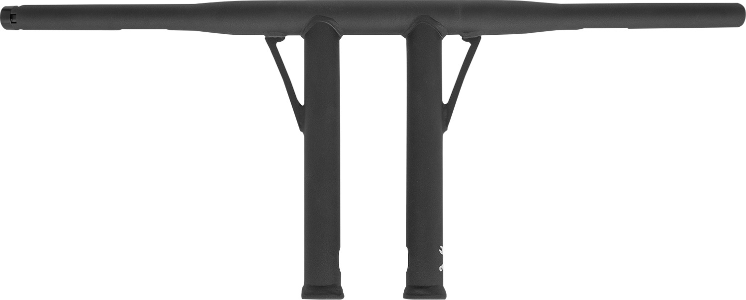 Burly Brand Folsom Bar 10in - Matte Black - Click Image to Close