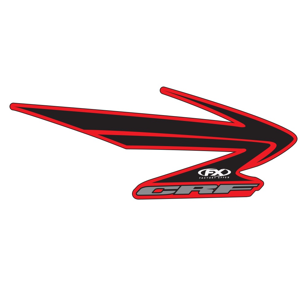 Factory Look Tank / Shroud Graphics - 2007 Style - For 05-08 Honda CRF450 - Click Image to Close