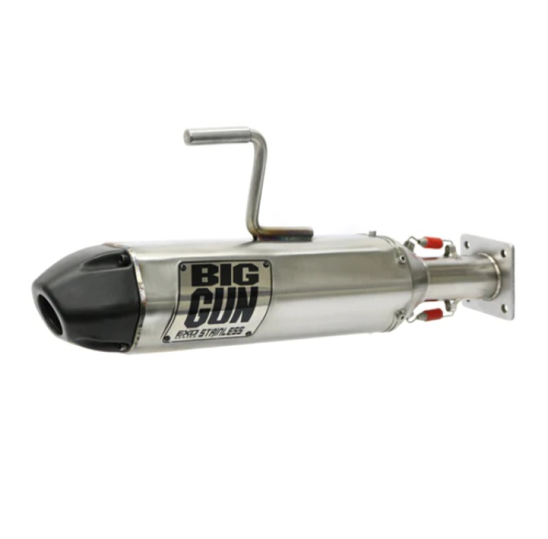 20-23 Kawasaki TERYX KRX 1000 EXO Stainless Slip On Exhaust - Click Image to Close