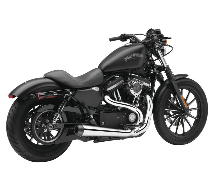 El Diablo 2-into-1 Chrome Full Exhaust - For 14-19 Harley Sportster - Click Image to Close